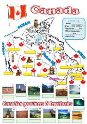 Map of Canada - 2 (fully editable)