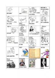 English Worksheet: biography worksheet