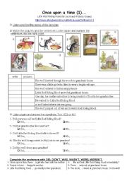 English Worksheet: Little Red Riding Hood