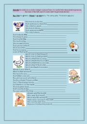 English Worksheet: THIS-THAT, THESE-THOSE+ plurals of nouns, exercise for practice 