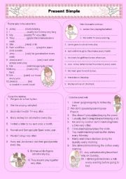 English Worksheet: Present Simple Tense