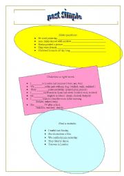 English Worksheet: past simple  regular verbs