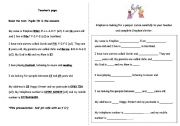 English Worksheet: Very useful listening exercise: Alphabet and numbers