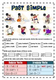 English Worksheet: PAST SIMPLE