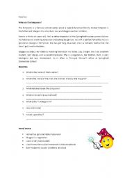 English worksheet: Family Worksheet