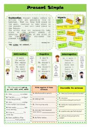 English Worksheet: Present Simple