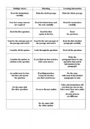 English Worksheet: IELTS Reading Strategies