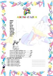 English worksheet: great worksheet for younger students 
