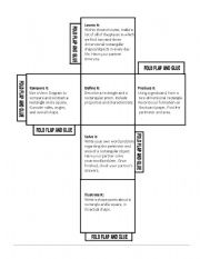 English Worksheet: Cube - Math (rectangles) --Differentiated 