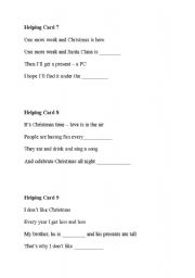 English Worksheet: Christmas Poems