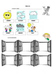 English Worksheet: Weather