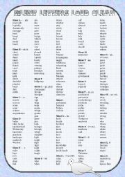 160 SILENT LETTERS words - COMPLETE collection - Poster, Boardgame, 6 exs, Notes ((6_pages)) A2 - B1 level