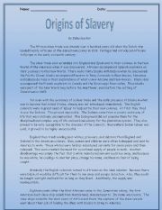 Origins of Slavery