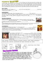 English Worksheet: Easter-WS