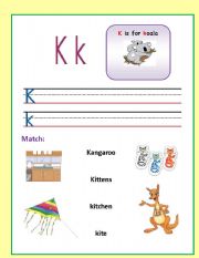 English Worksheet: Alphabets WS.(2-3)