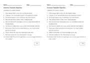 English Worksheet: Possessive Adjectives