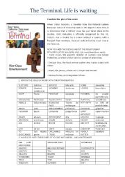 English Worksheet: The Terminal