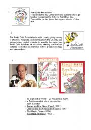 English Worksheet: Discover Roald DAHL