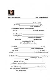 English Worksheet: SONG: 