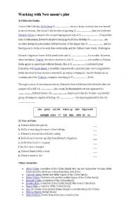 English Worksheet: Video Lesson New Moon