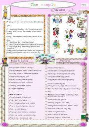 English Worksheet: the simple present part2