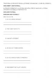 English worksheet: SIMPLE PRESENT