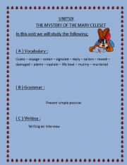 English worksheet: MACMILLAN 5, UNIT 6