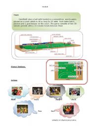 English Worksheet: Handball