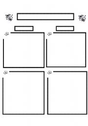 English worksheet: Butterflies Template