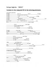 English worksheet: 