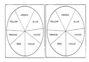 English Worksheet: Colour the Newtons Wheel and Make a Science Experiment. 