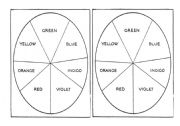 English Worksheet: Colour the Newtons Wheel and Make a Science Experiment. 