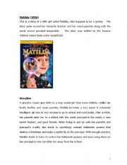 English Worksheet: Matilda