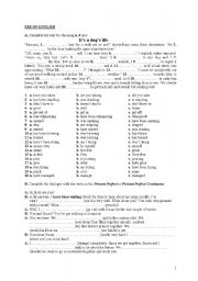 English Worksheet: past tenses and comparativesuperlatves