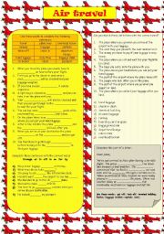 AIR TRAVEL WORKSHEET