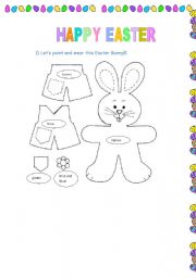 Easter worksheet- 04 pages