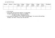 English Worksheet: Where did you travell?