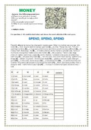 English Worksheet: MONEY 2 stories with exercises