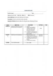 English Worksheet: parts of the body