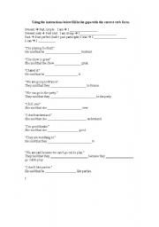 English Worksheet: Direct to Reported speech