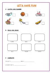 English Worksheet: toys - part 2 (TEST 6)