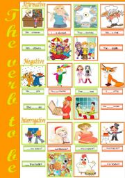 English Worksheet: The verb to be