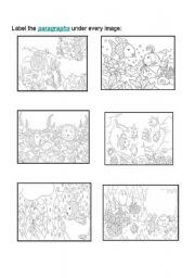 Rainbow Fish story- worksheets