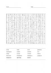English Worksheet: wordsearch fairy story