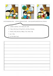 English Worksheet: Vacation