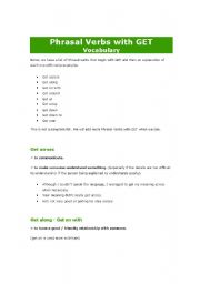 English Worksheet: Phrasal Verbs