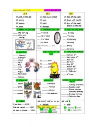 English Worksheet: Prepositions AT; IN; ON