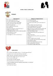 English Worksheet: how to quarrel