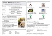 English Worksheet: Offers plus letting others descide. Conversation lesson.