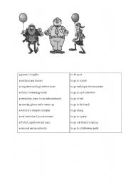 English worksheet: Clothes